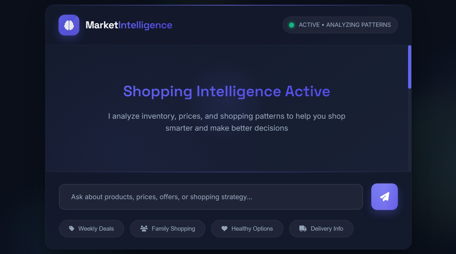AI Shopping Intelligence Chatbot